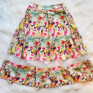 Vibrant Floral Skirt